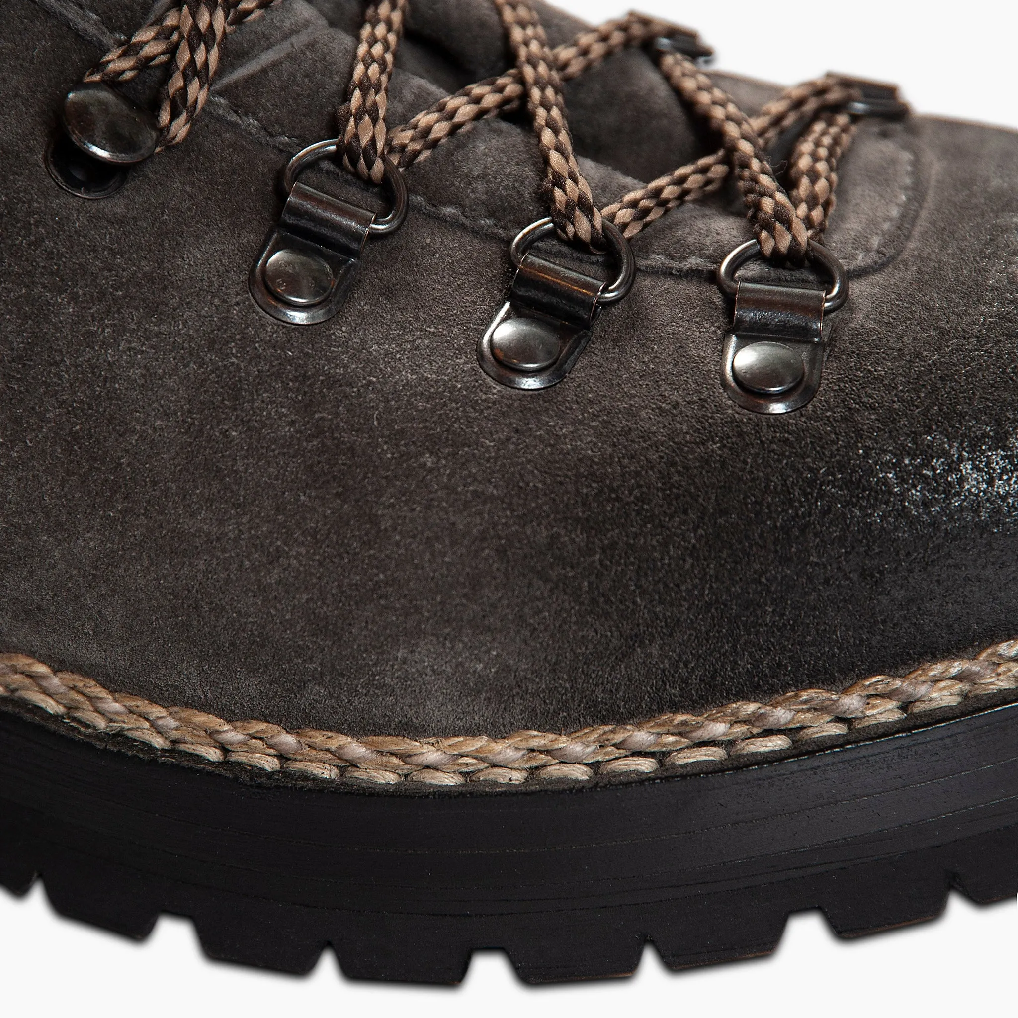 Marmolada suede urban trekking shoe entirely handcrafted - MEN