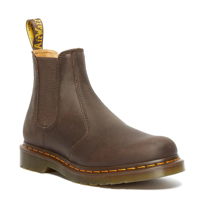 Men's 2976 Yellow Stitch Dark Brown Crazy Horse