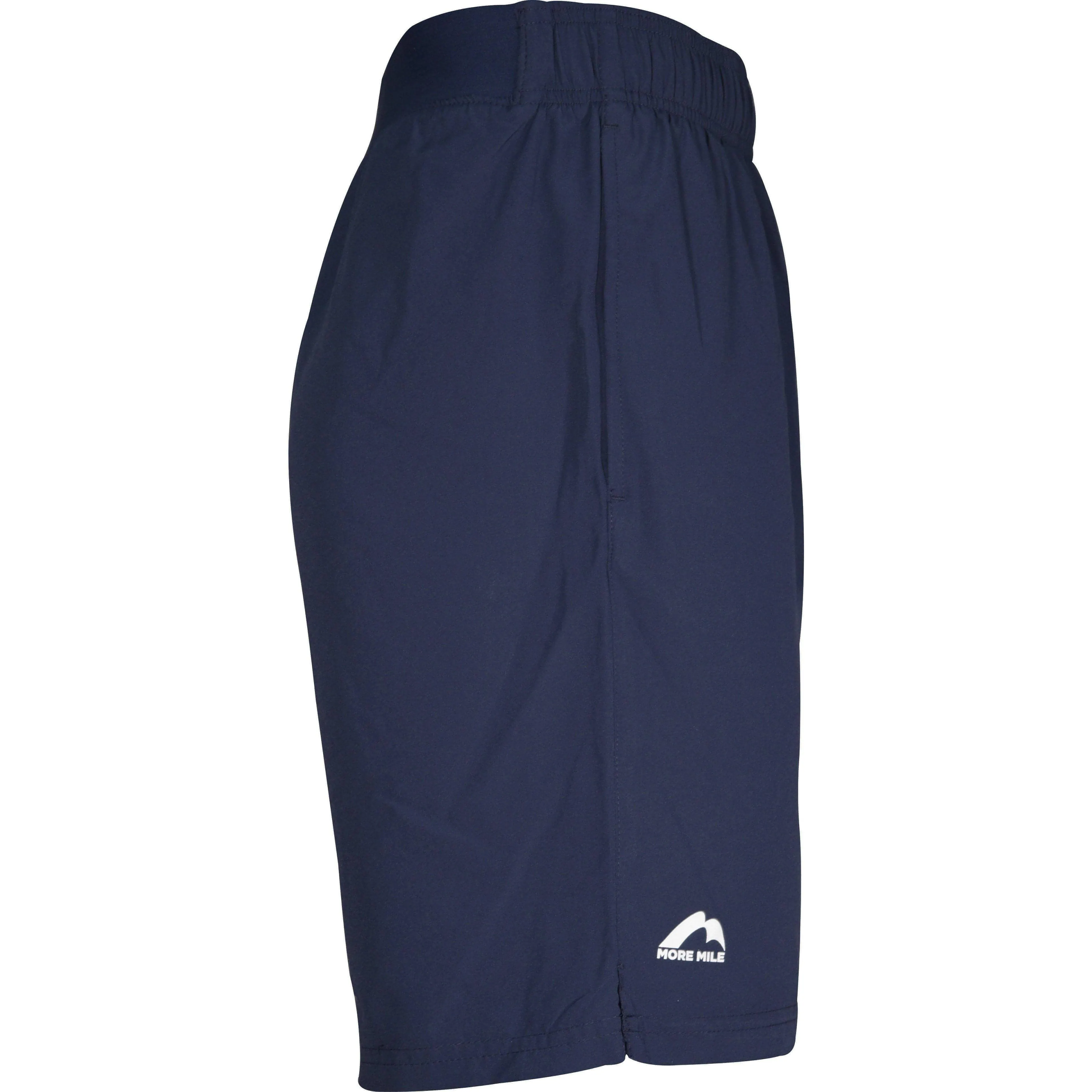 More Mile Active 9 Inch Mens Running Shorts - Navy