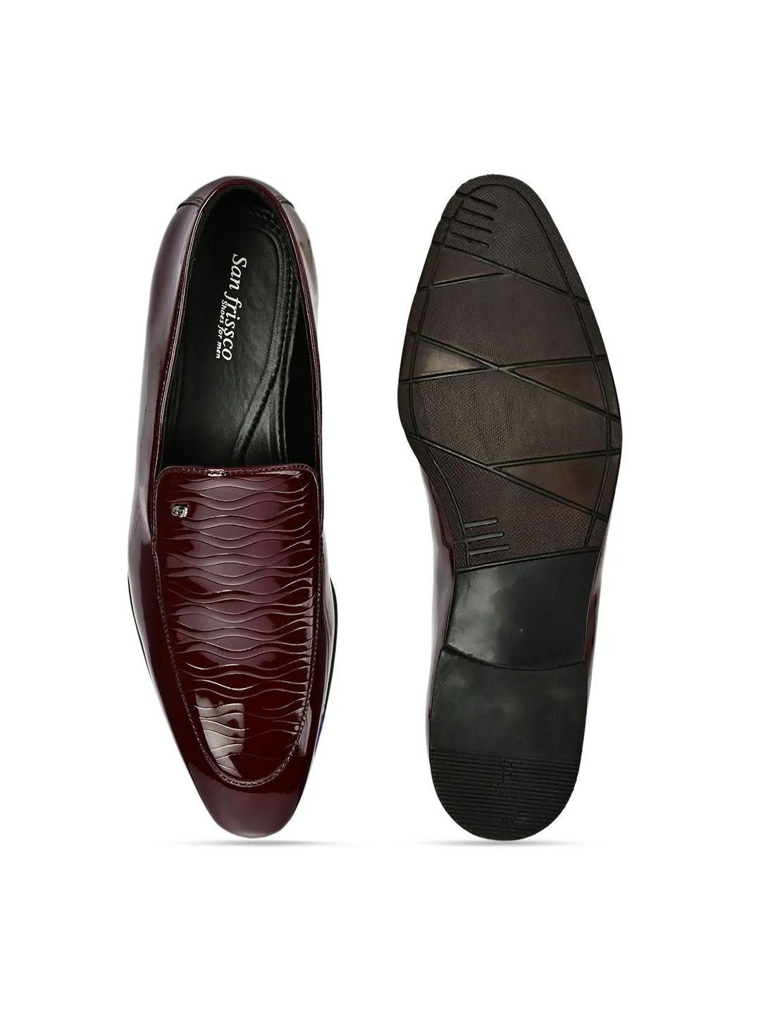 Motive Cherry Patent Slip-Ons