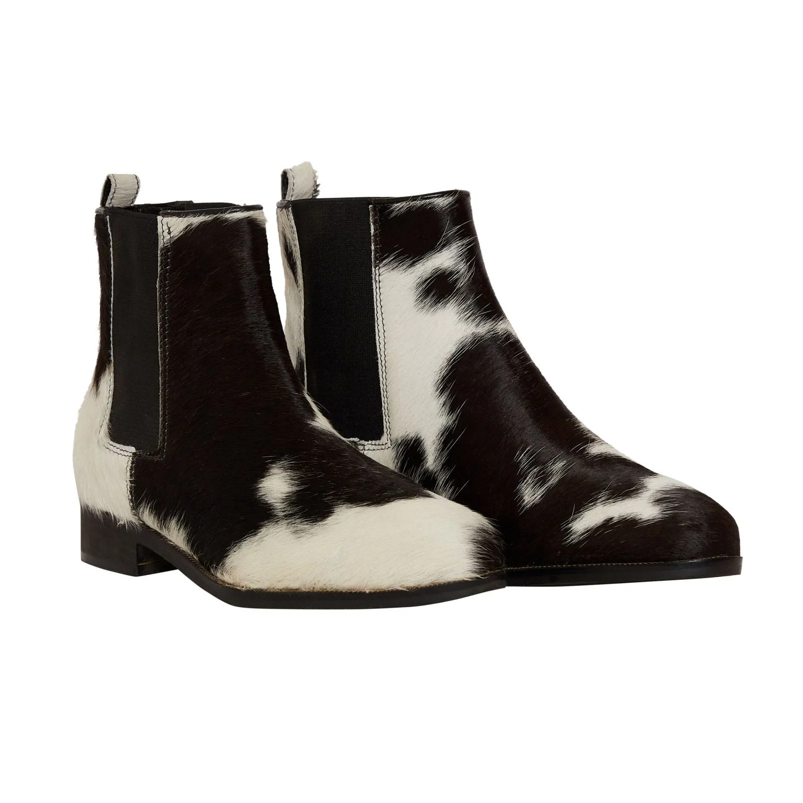 Myra Bag Hair on Leather Electron Sally Boots - Stylish Comfort in Genuine Cowhide