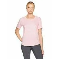 New Balance Women's Heather Tech Short Sleeve - Pink