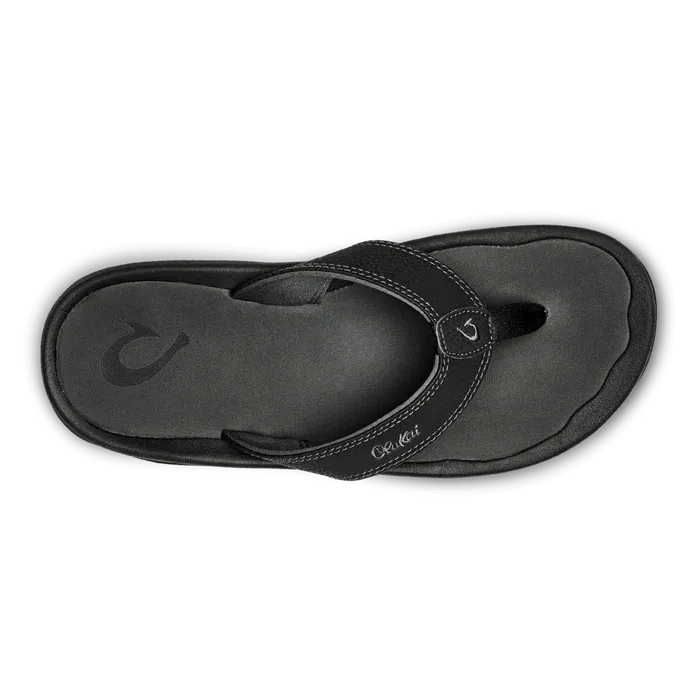 Olukai Men's Ohana - Black/Dark Shadow