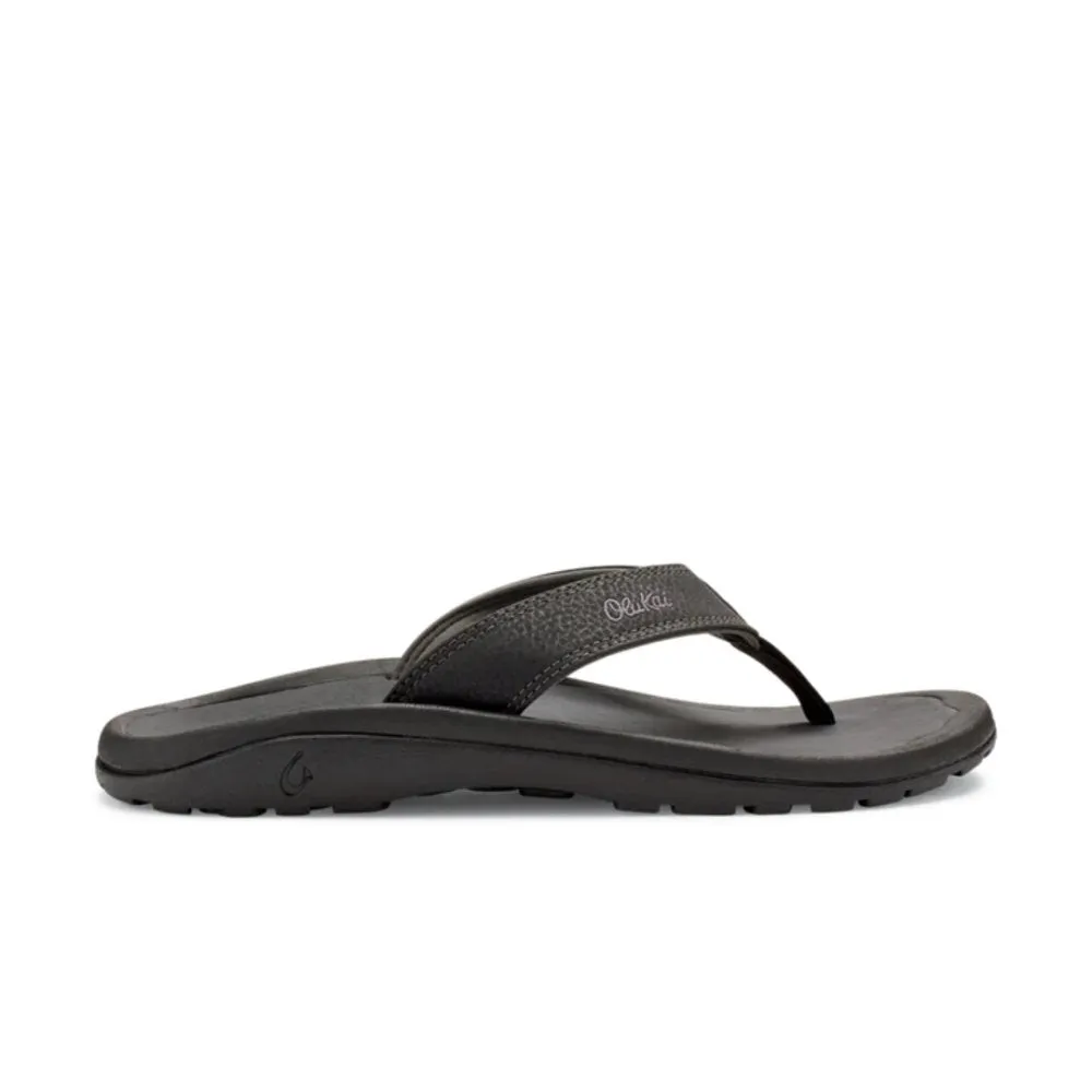 Olukai Men's Ohana - Black/Dark Shadow