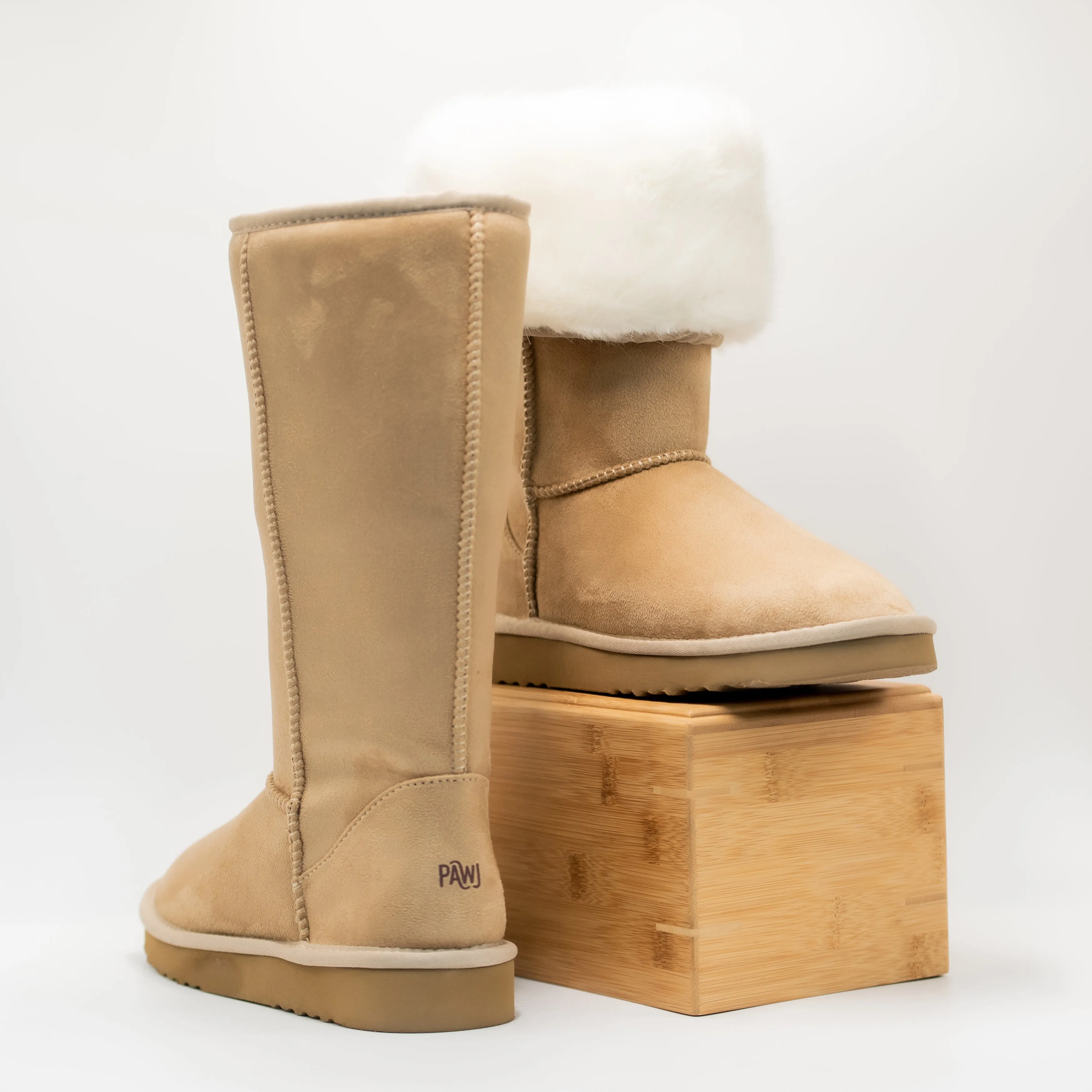 PAWJ Tall Boot | Tan / Aspen Snow