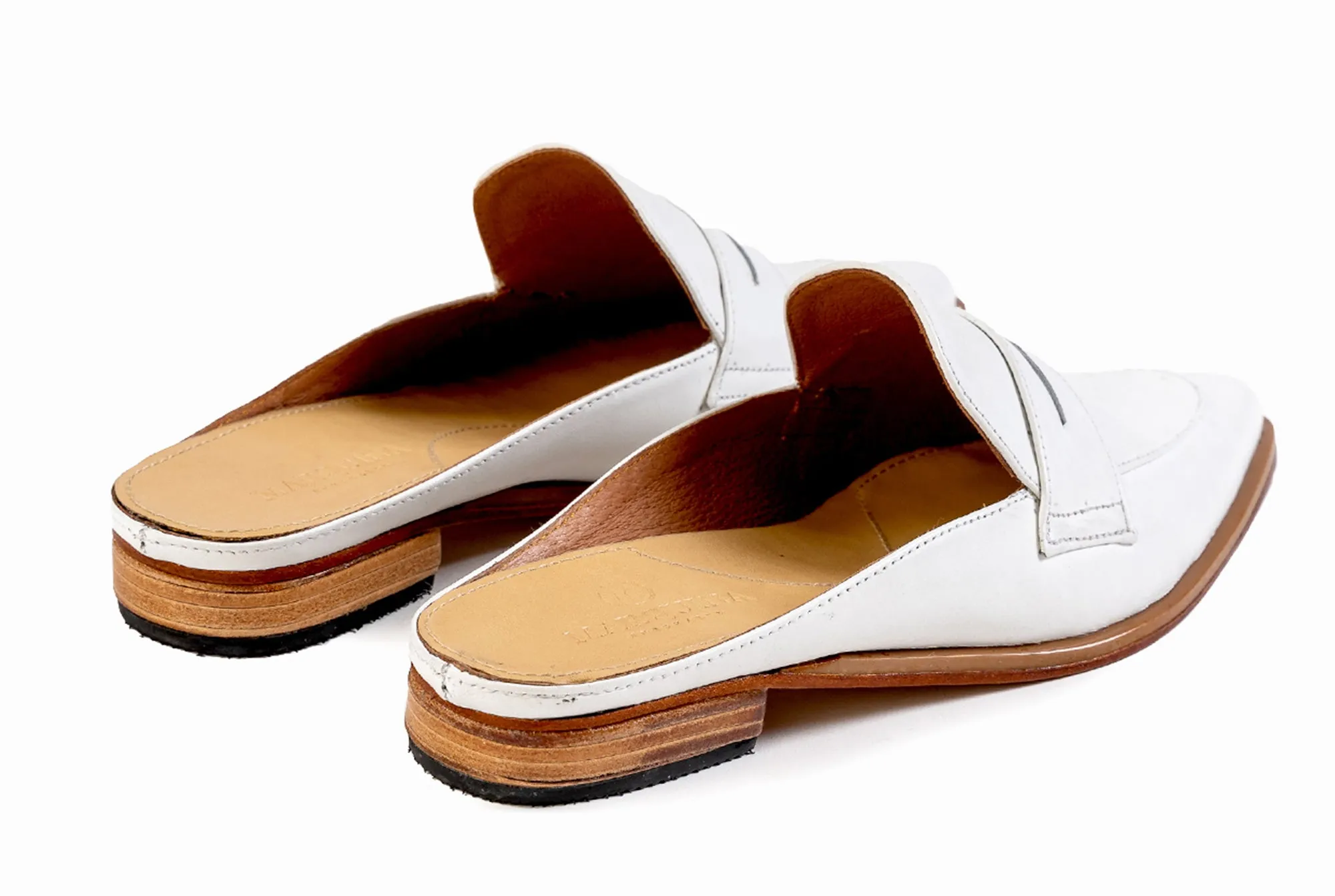 Posh Penny Loafer - Ivory White