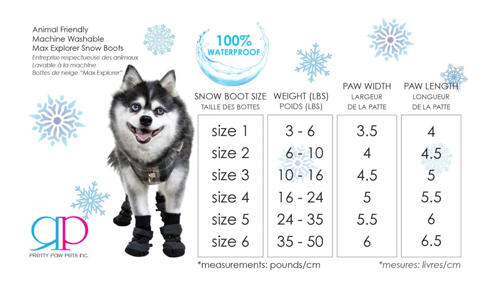 Pretty Paw Max Explorer Snow Boots