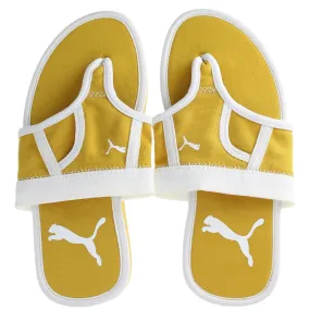 Puma Brief Case Womens Yellow Flip-Flops