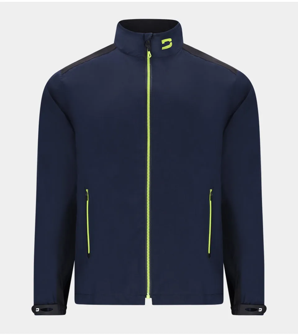 RAIN-TEK SUIT JACKET  - NAVY / LIME