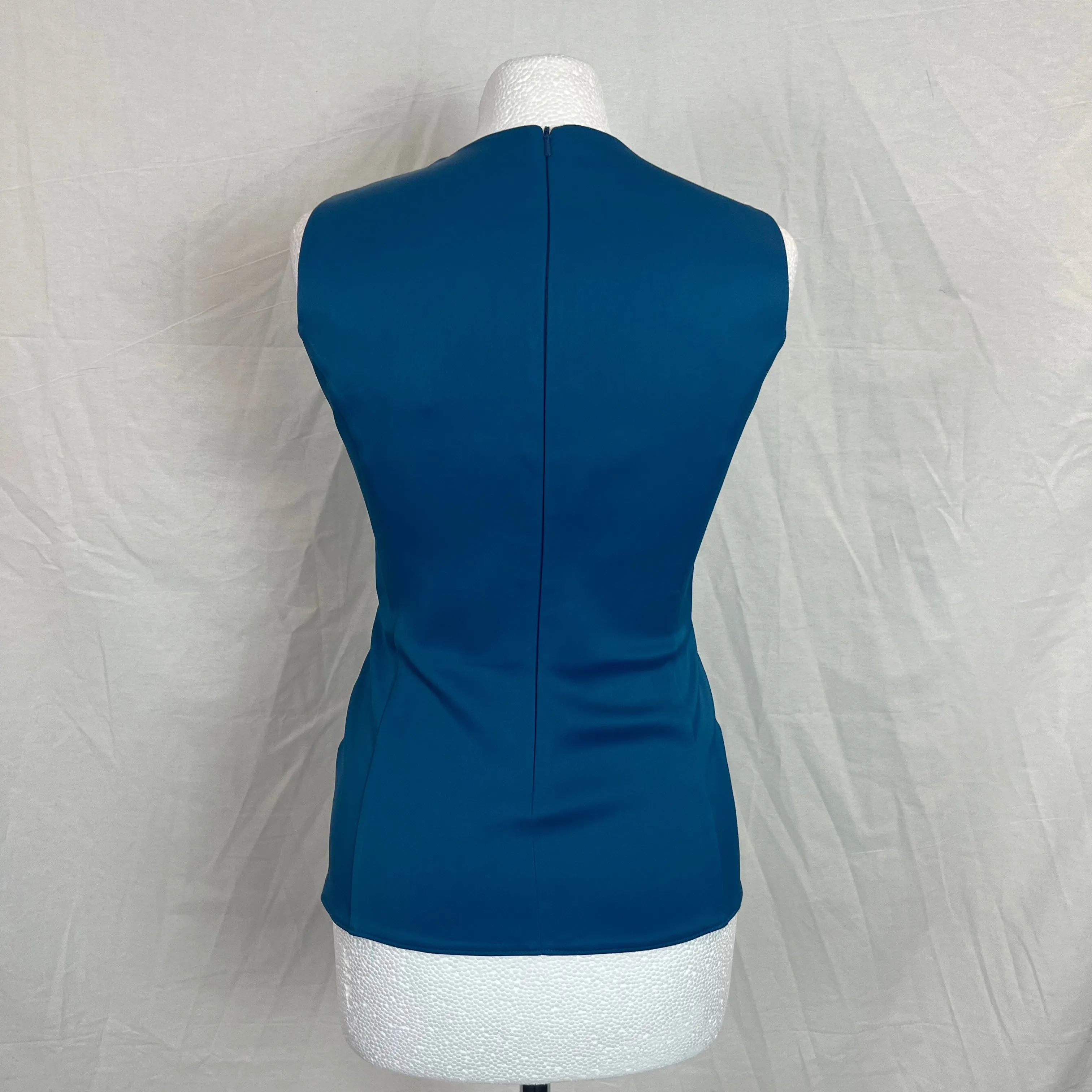 Safiyaa Blue Satin Twist Vest XS/S