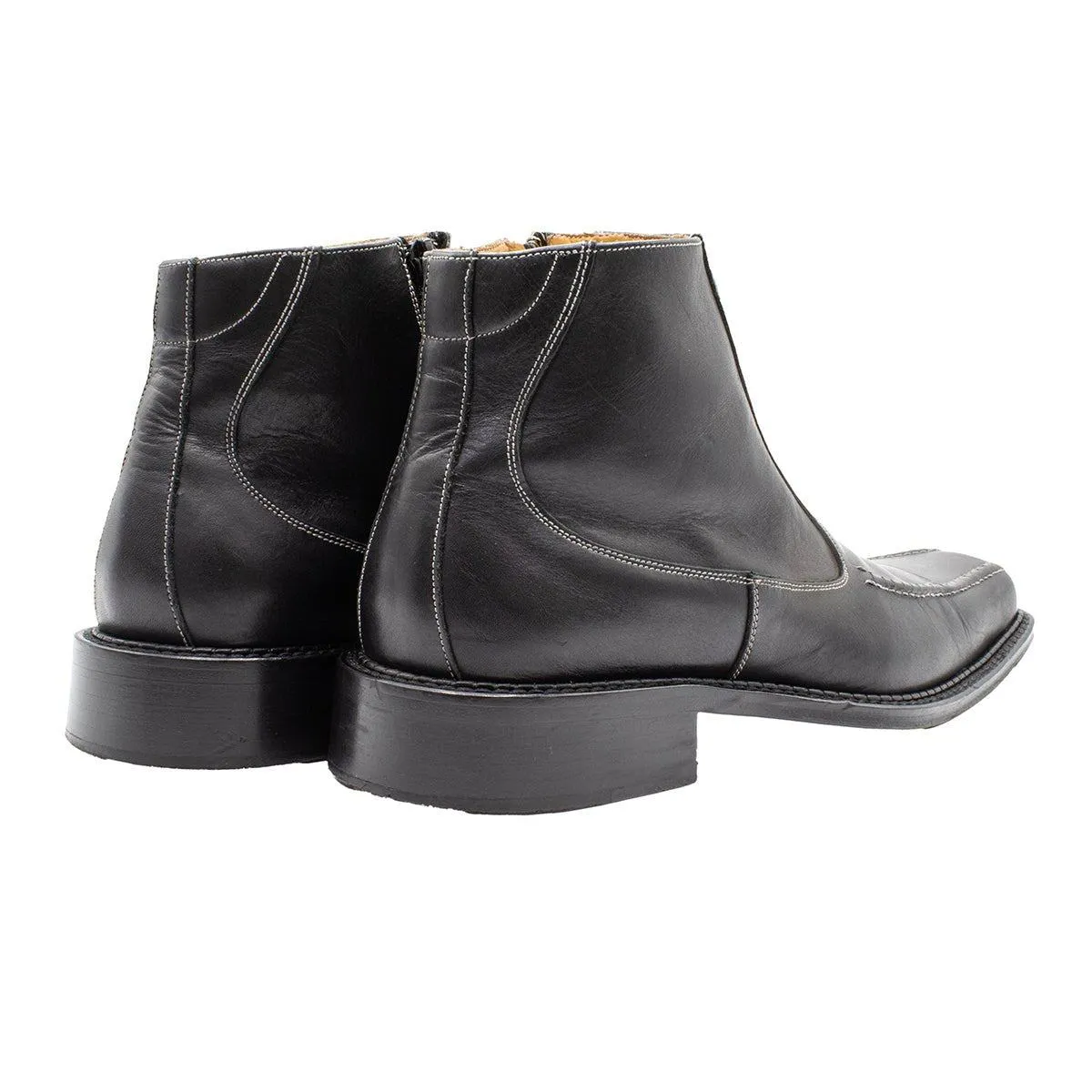 Silver Eyes Ankle Boots