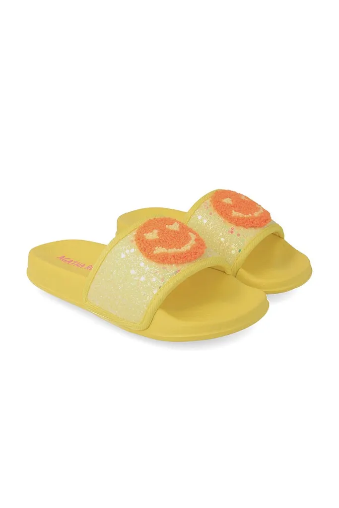 Smiley Face Flip Flops