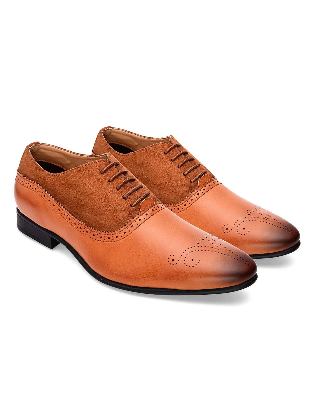 Stocks Brown Formal Oxford Shoes