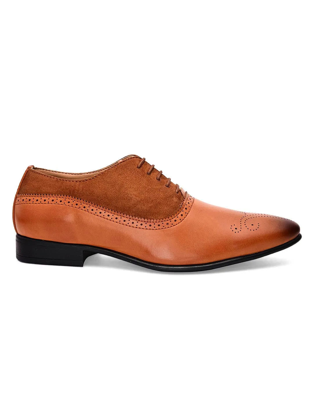 Stocks Brown Formal Oxford Shoes