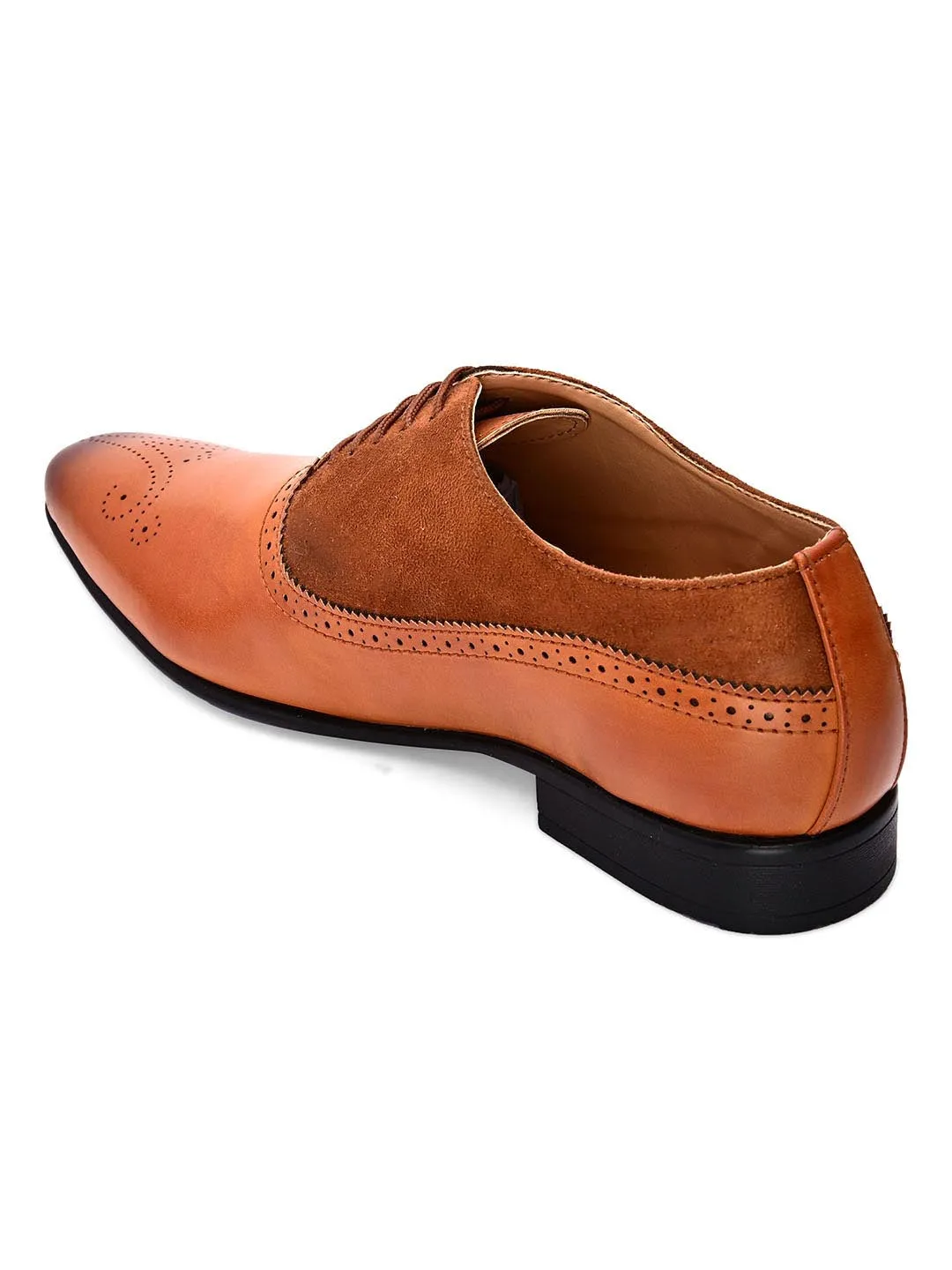 Stocks Brown Formal Oxford Shoes