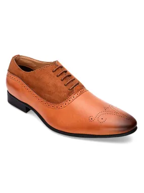 Stocks Brown Formal Oxford Shoes