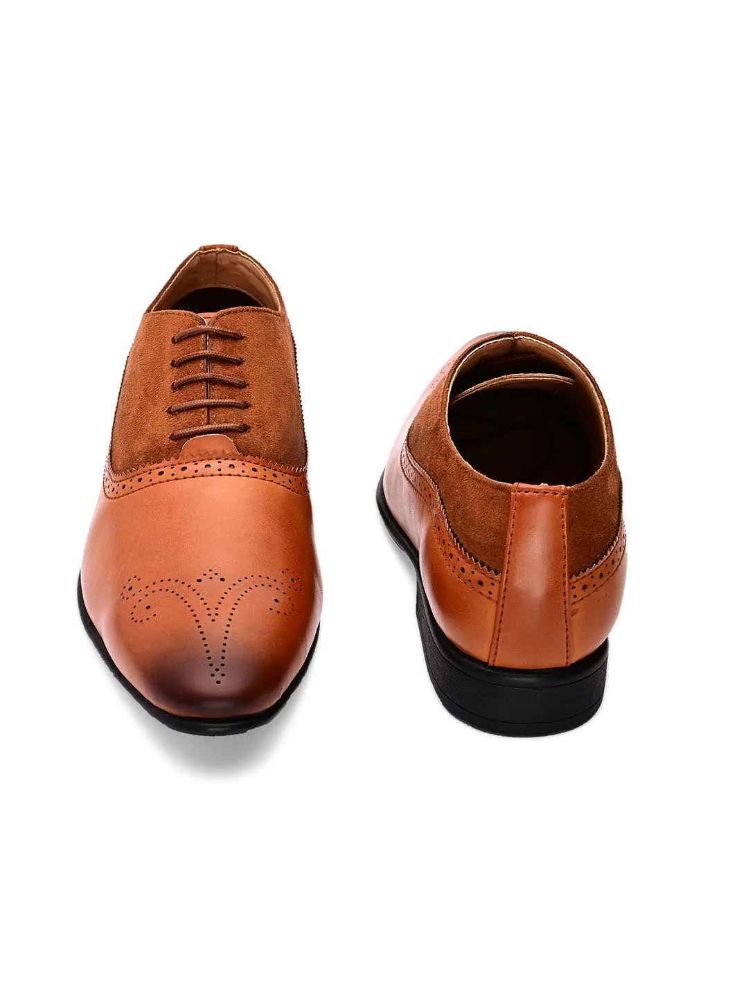 Stocks Brown Formal Oxford Shoes