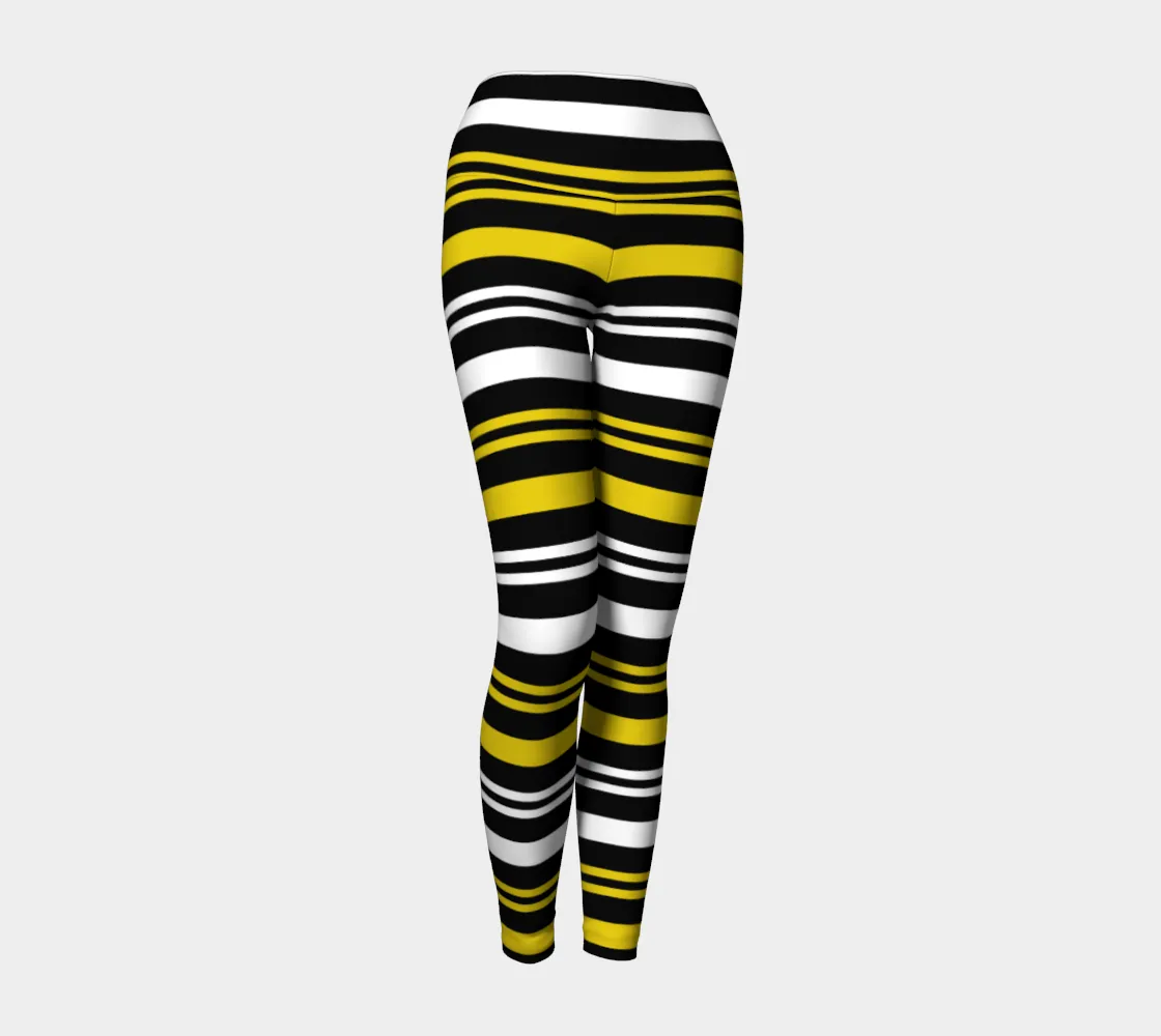 Striped Yoga Leggings