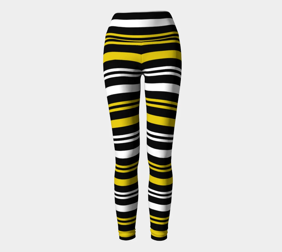 Striped Yoga Leggings