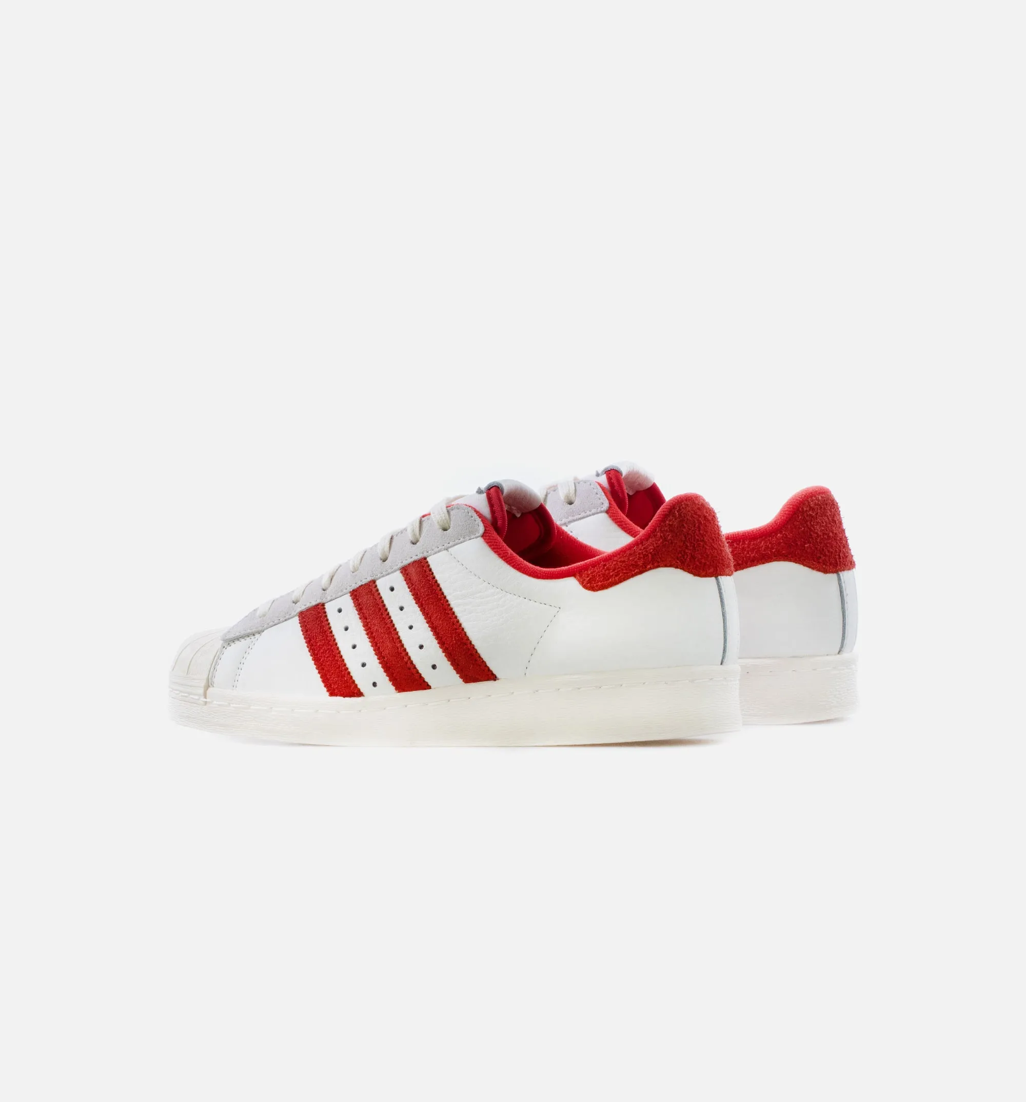 Superstar 82 Mens Lifestyle Shoes - Cloud White/Red