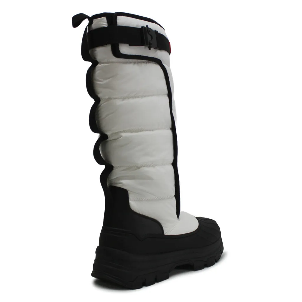 Tall Buckle Textile Synthetic Women's Snow Boots