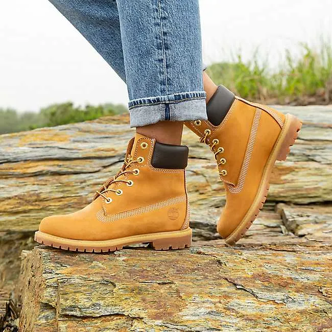 Timberland 6in Premium Boot Wheat -Yellow W women