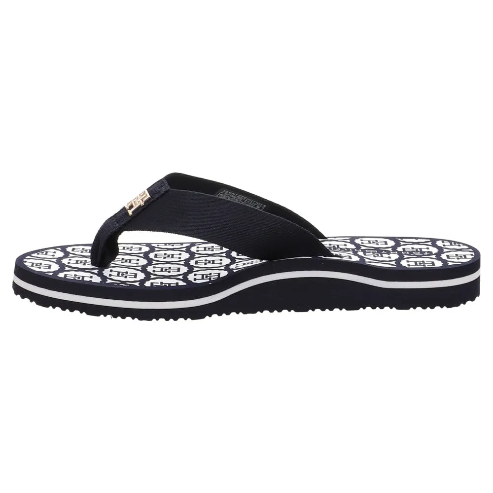 TOMMY HILFIGER Emblem Beach Sandal Navy