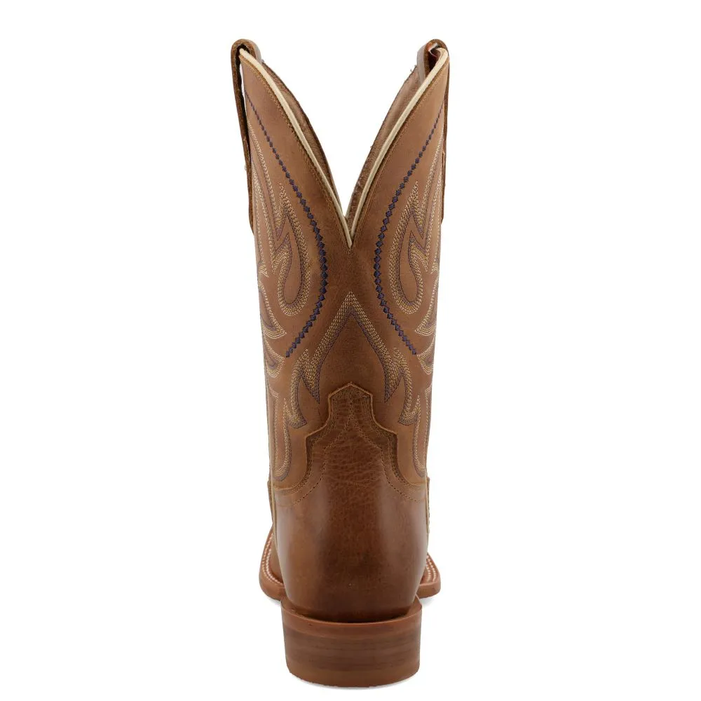 'Twisted X' Men's 12 Rancher Western Square Toe - Cocoa Brown