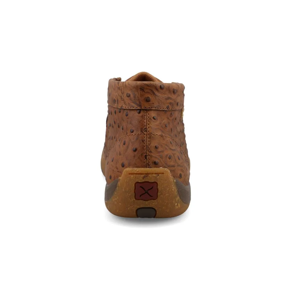 'Twisted X' Men's Chukka Driving Moc - Cognac