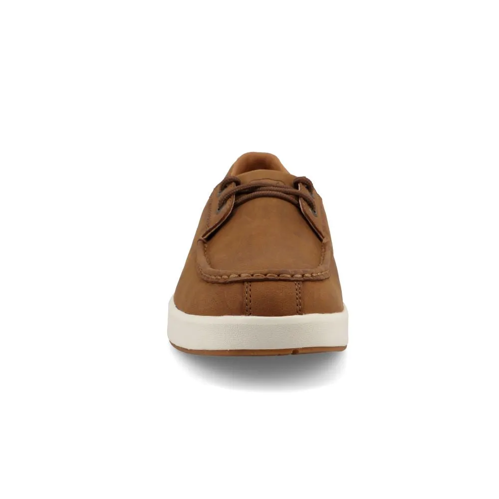 'Twisted X' Men's Ultralite X Boat Shoe - Lion Tan