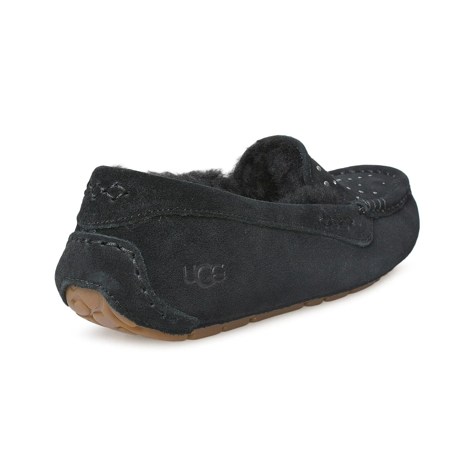 UGG Ansley Studded Black Slippers - Women's