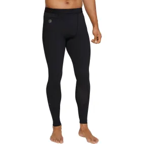 Under Armour HeatGear Rush Compression Mens Long Running Tights - Black