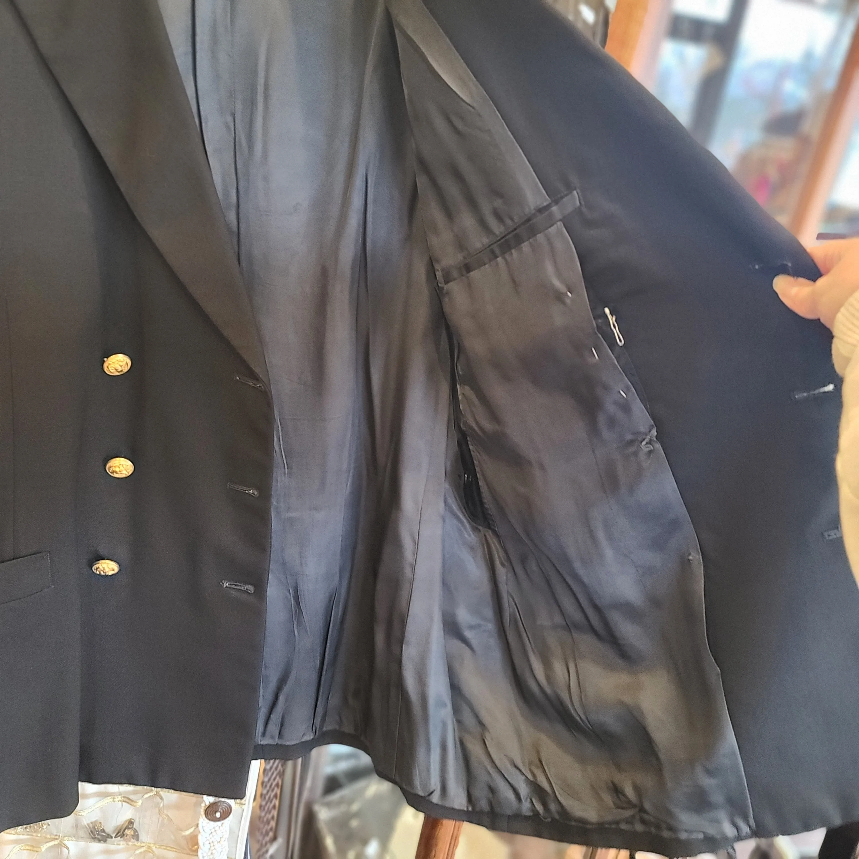 US NAVY UNIFORM SHOP Black/Gold Dress Suit