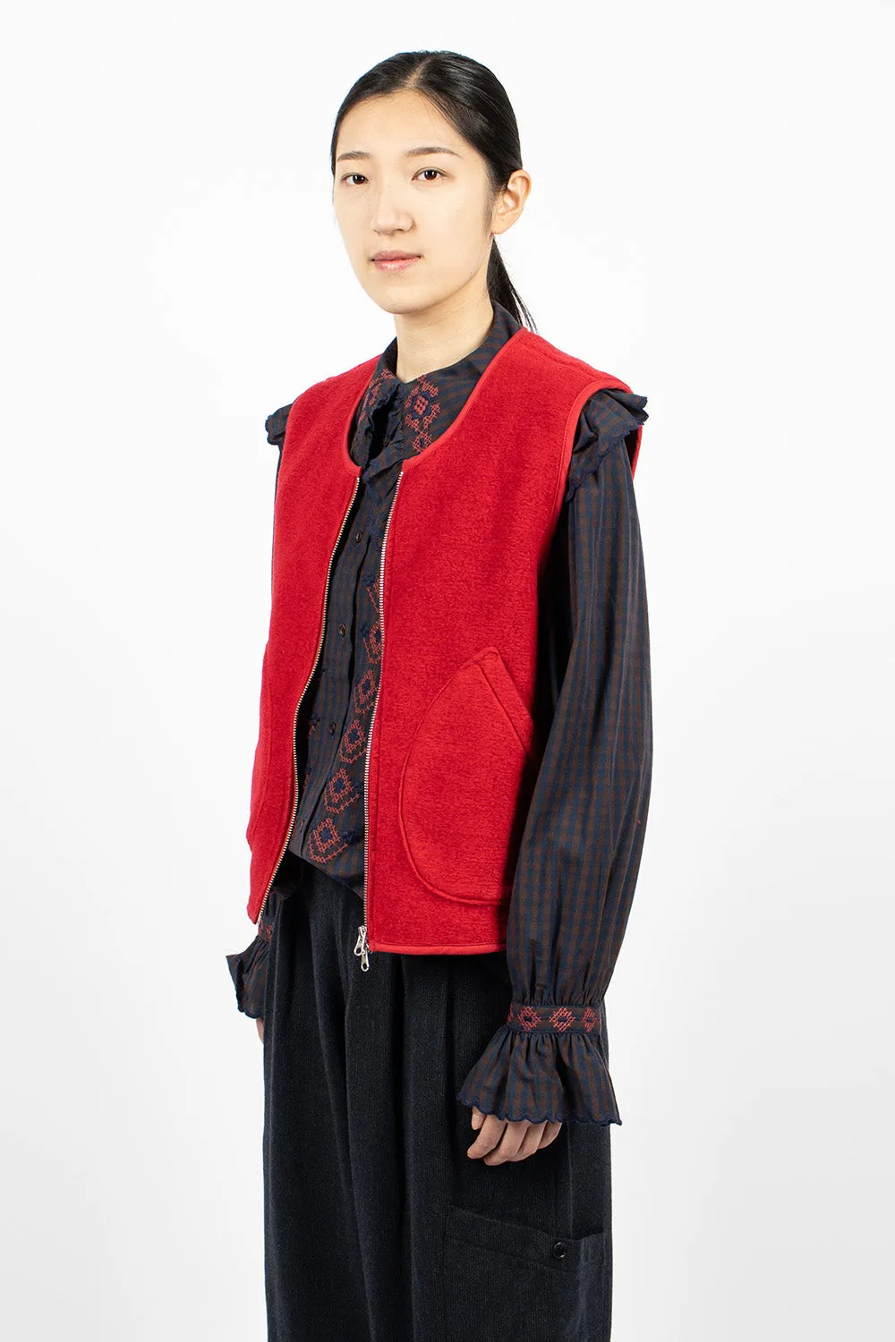 Utah Waistcoat Red