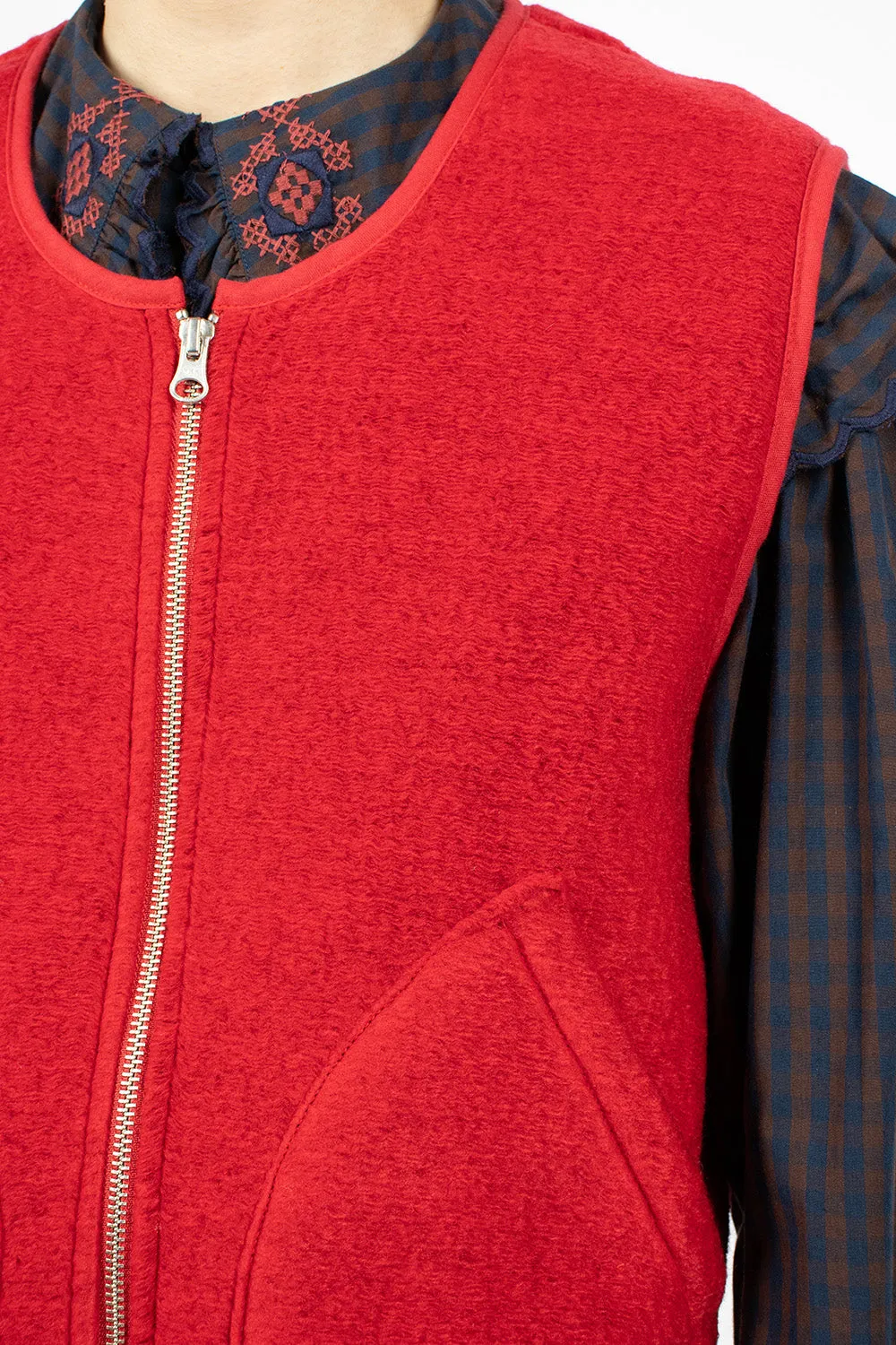 Utah Waistcoat Red