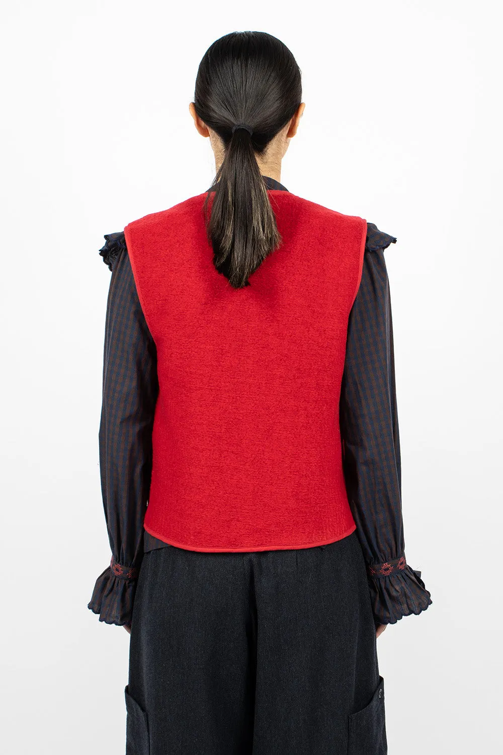 Utah Waistcoat Red