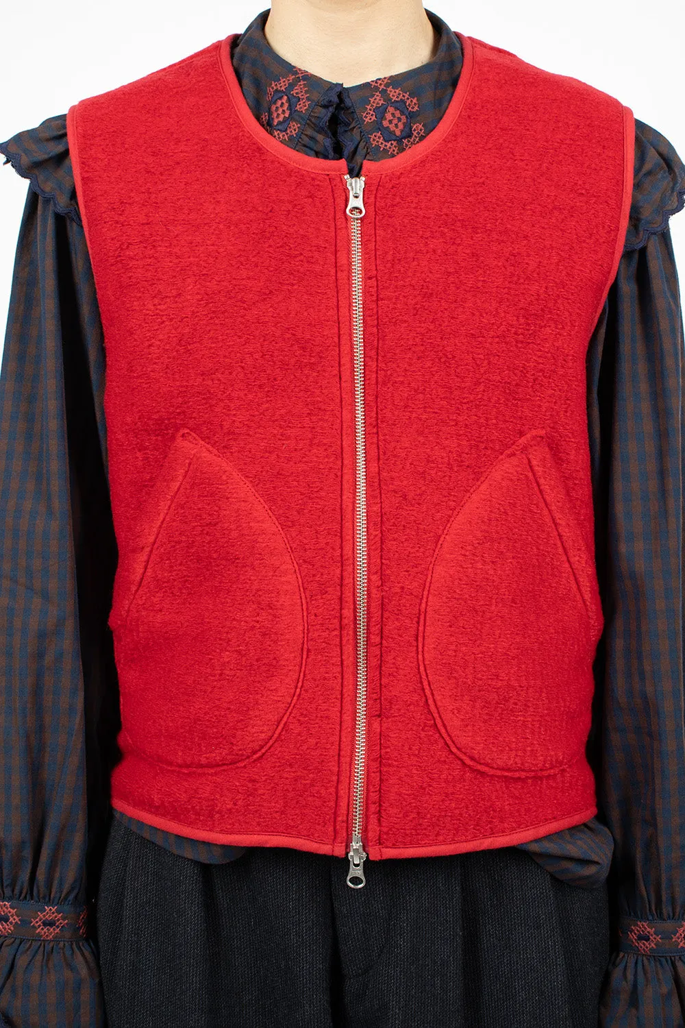 Utah Waistcoat Red