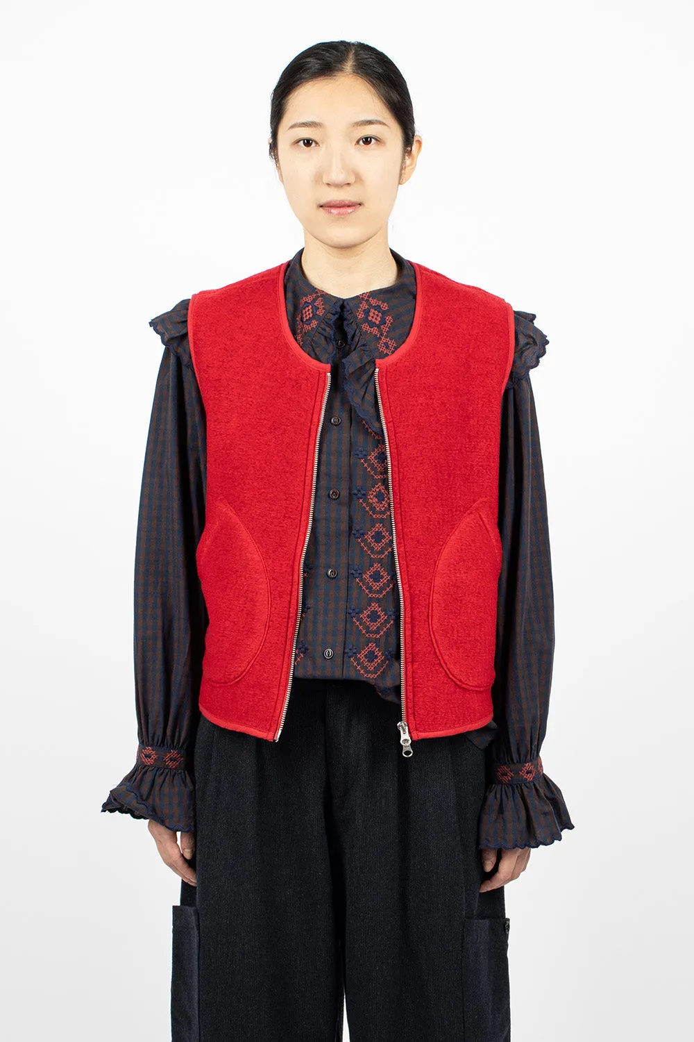 Utah Waistcoat Red