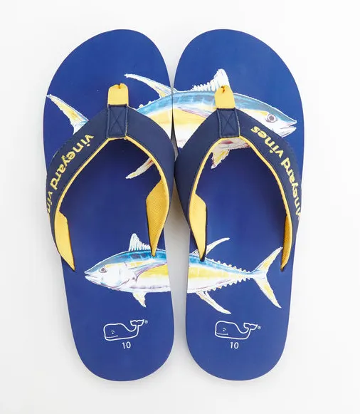 Vineyard Vines Yellow Fin Tuna Flip Flops