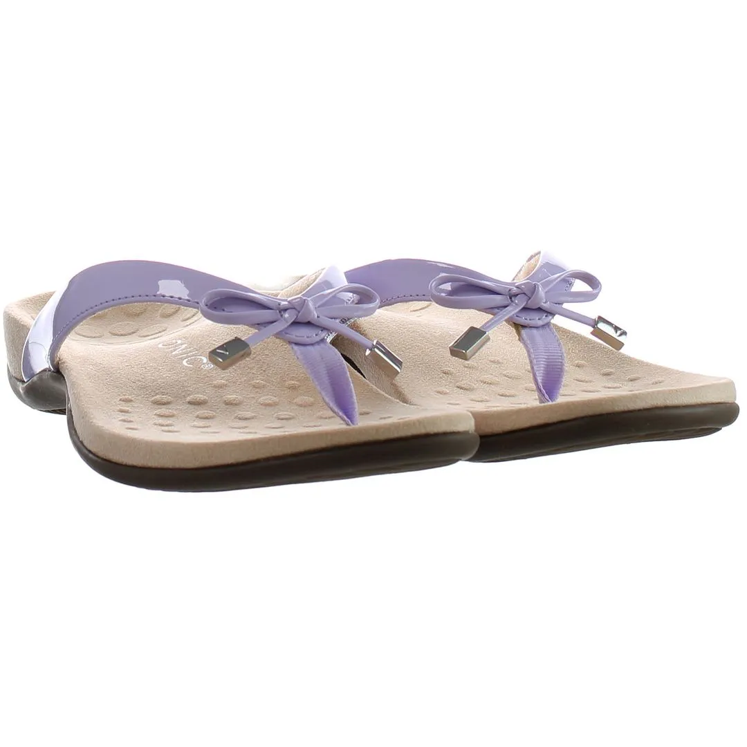 Vionic Bellaii Purple Womens Flip-Flops