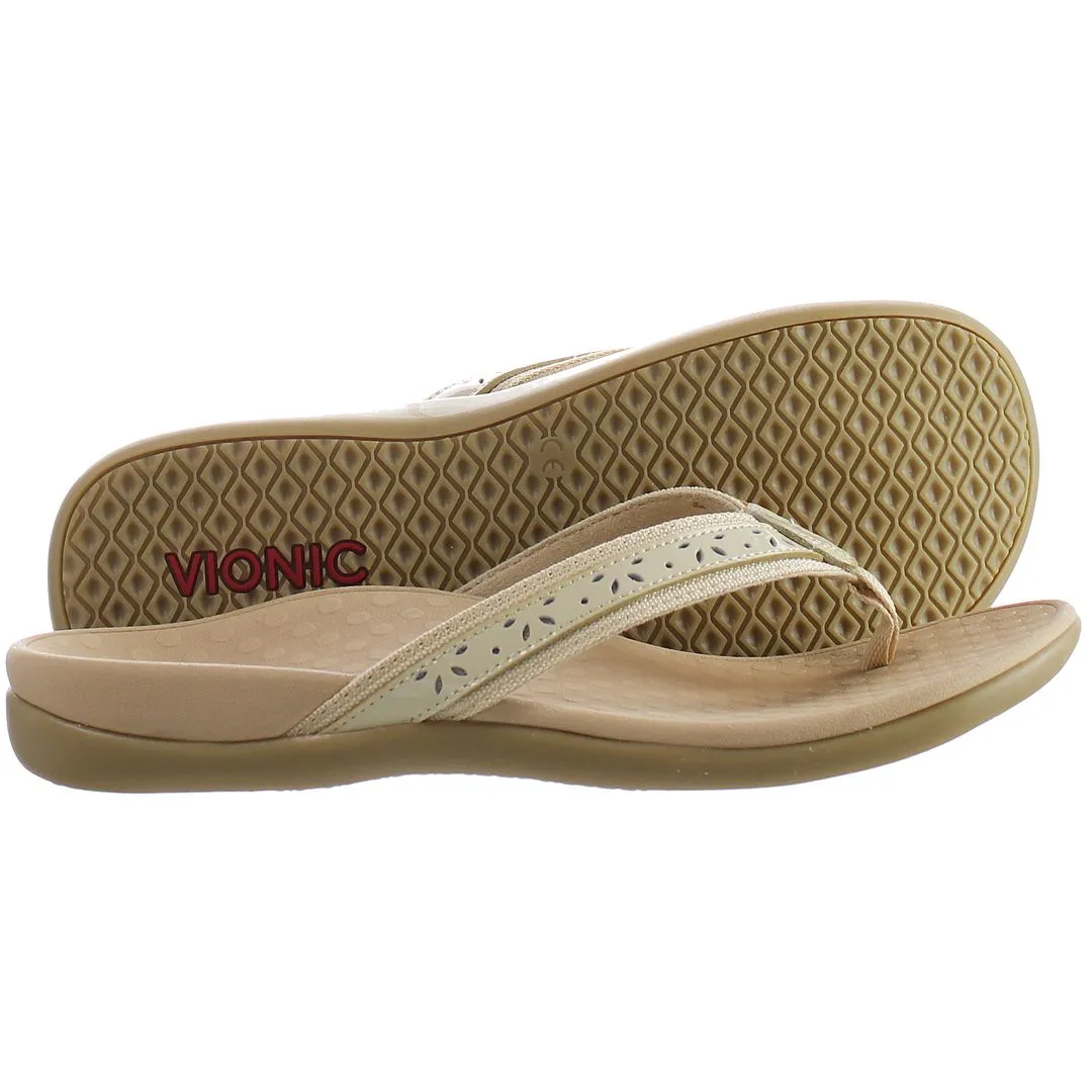 Vionic Casandra Beige Womens Flip-Flops