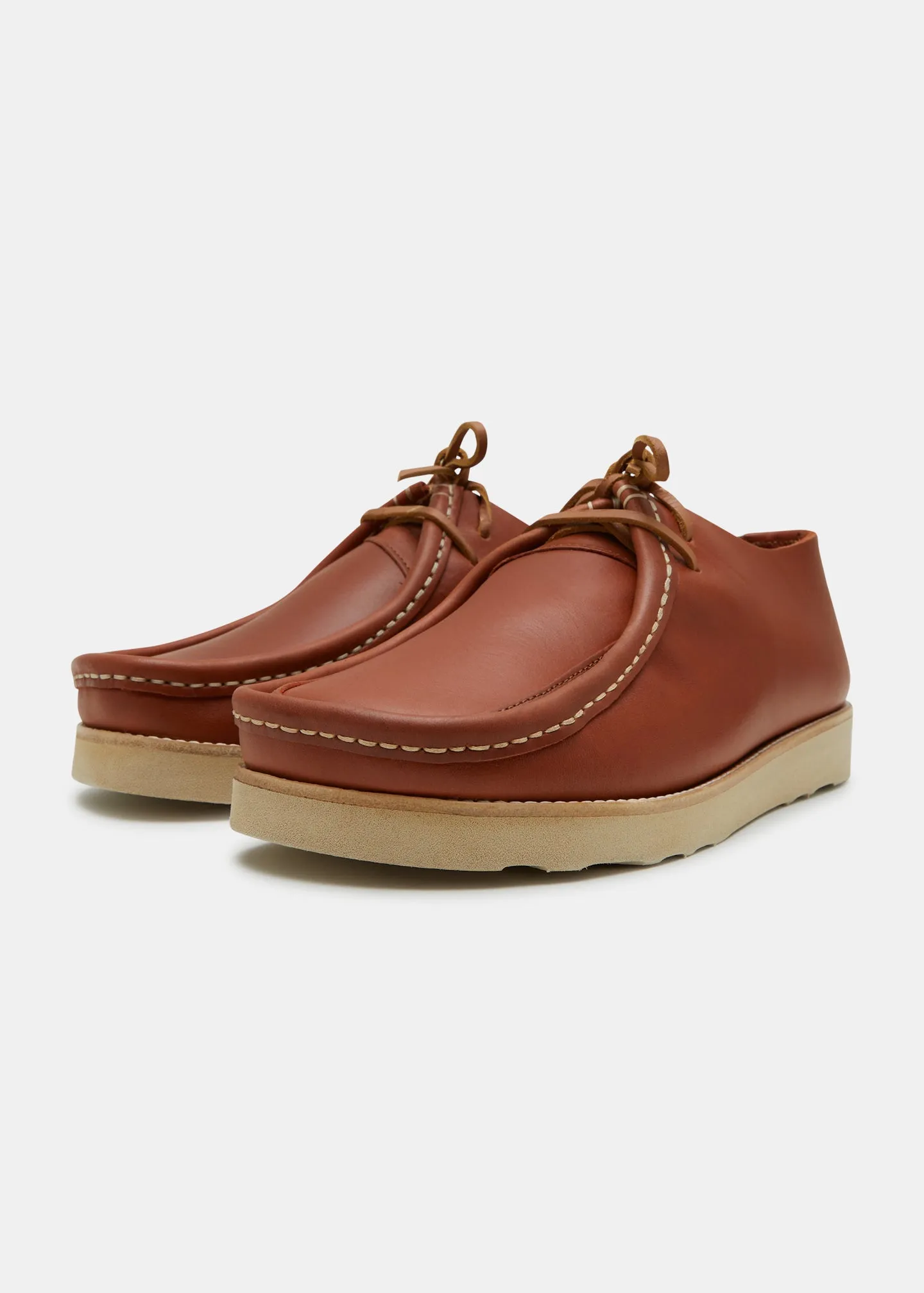 Willard II Leather Shoe On Eva - Burnt Orange