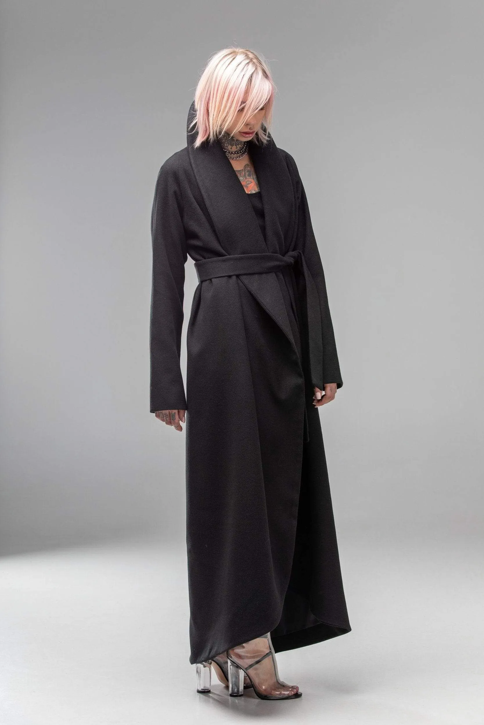 Winter Belted Maxi Coat