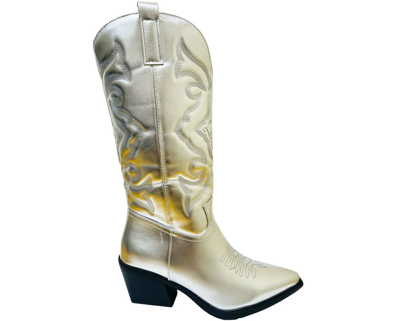 Women's Western Cowboy Embroidered Long Boots